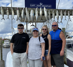 14 Cero Mackerel, Great Barracuda, Spanish Mackerel, and Great Barracuda fish caught in NC