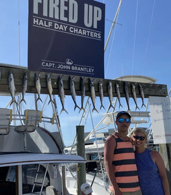 King Mackerel and Atlantic Bonito caught fishing in NC