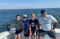 4 people fishing in NC