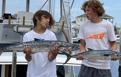 Two King Mackerel fish caught in NC