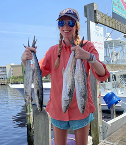 Spanish Mackerel fish caught in Carolina Beach