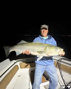 Striped bass caught on fishing trip in ME