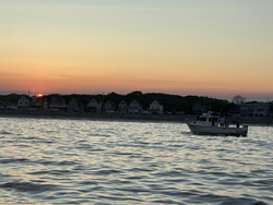 Clouds rolling in for an afternoon of prime fishing in Wells!
