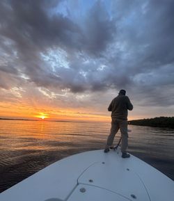 Sunset Fishing In New Orleans