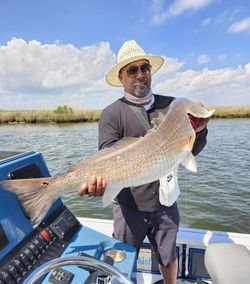 Redfish caught while fishing in New Orleans Louisiana