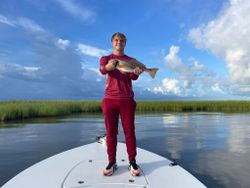 Redfish caught on fishing trip in New Orleans