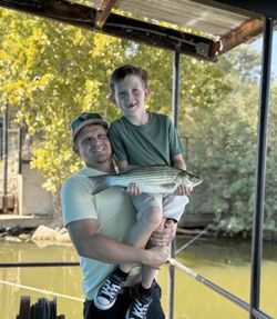 Wiper (Hybrid striped bass) caught while fishing in Tow