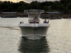 Two people fishing in TX