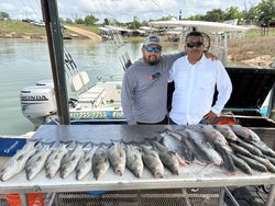 Striped bass fishing in TX