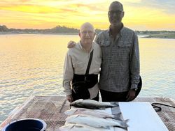 Two anglers fishing in TX