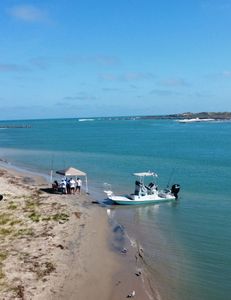 Two anglers fishing in TX