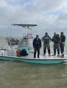 Four anglers fishing in Brownsville