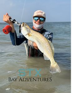 Spotted Weakfish caught while fishing in TX
