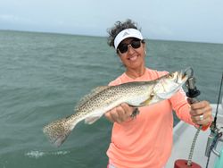 Fisherman with a big catch in Brownsville