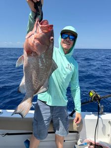 Red grouper caught fishing in Port Orange FL waters