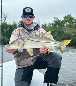 Snook, a 29-inch fish, caught while fishing at Fort Myers Beach