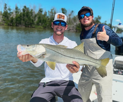 Snook fish caught at Fort Myers Beach
