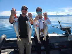 4 bull trout caught during fishing trip in Tahoe Vista