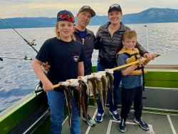 4 people enjoying fishing in CA