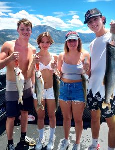 Five impressive lake trout caught in Tahoe Vista