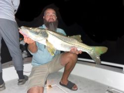 Snook fish caught while fishing in Florida