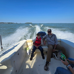 Perfect day for jigging and trolling with clear conditions!