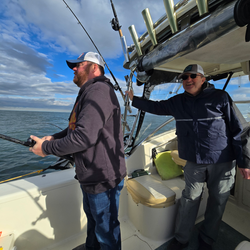 Exciting day on the water using jigging and trolling techniques. Cloudy afternoon conditions made for great fishing.