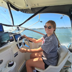 Perfect day for jigging and trolling on calm waters. Clear conditions made for exciting fishing at Lakeside Marblehead.