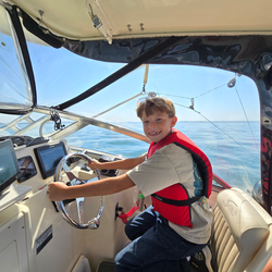 Ready for an exciting day of jigging and trolling in clear conditions.