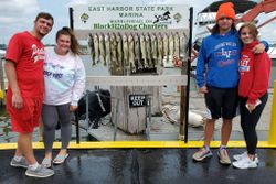 Four people fishing in Ohio