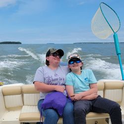Two people fishing in Ohio