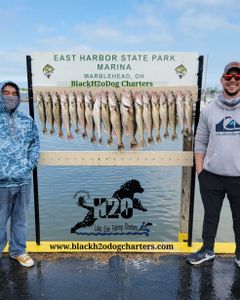 2 fishermen enjoying a fishing trip in OH