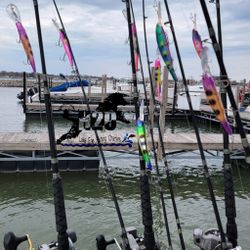 Lakeside Marblehead fishing scene