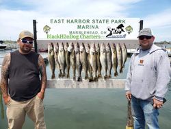 6 fishing rods with a scenic lakeside view in Lakeside Marblehead