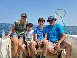 Four people fishing in Ohio