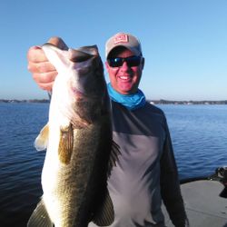 Largemouth bass caught by angler in Florida