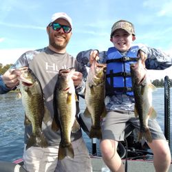 Four impressive fish caught during a fishing trip in FL