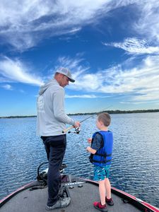 Two people fishing in Winter Garden, FL