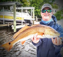 Big redfish catch of the day! 🎣🔥