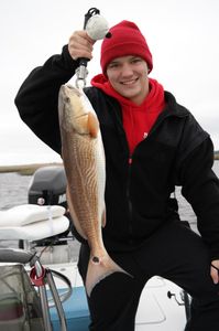 Redfish in inches of water!