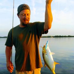 Lone angler fishing in Jacksonville