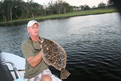 Caught a Southern Flounder fish in FL