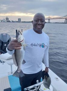 Spotted Weakfish caught while fishing in FL