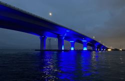 Beautiful lights Bay fishing charters Panama City
