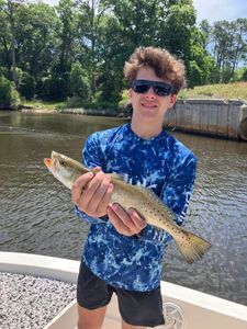 A person fishing in Panama City