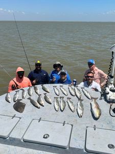 6 anglers fishing in TX