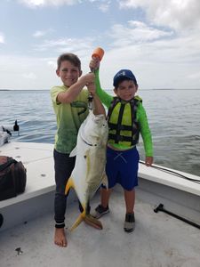 Giant trevally fish caught in Matagorda