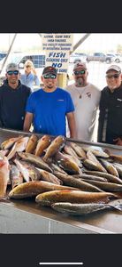 Group of 5 people fishing in TX