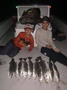 7 good-sized fish caught during fishing trip at Matagorda