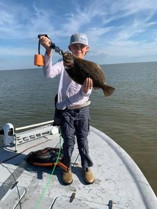 2 people fishing in TX